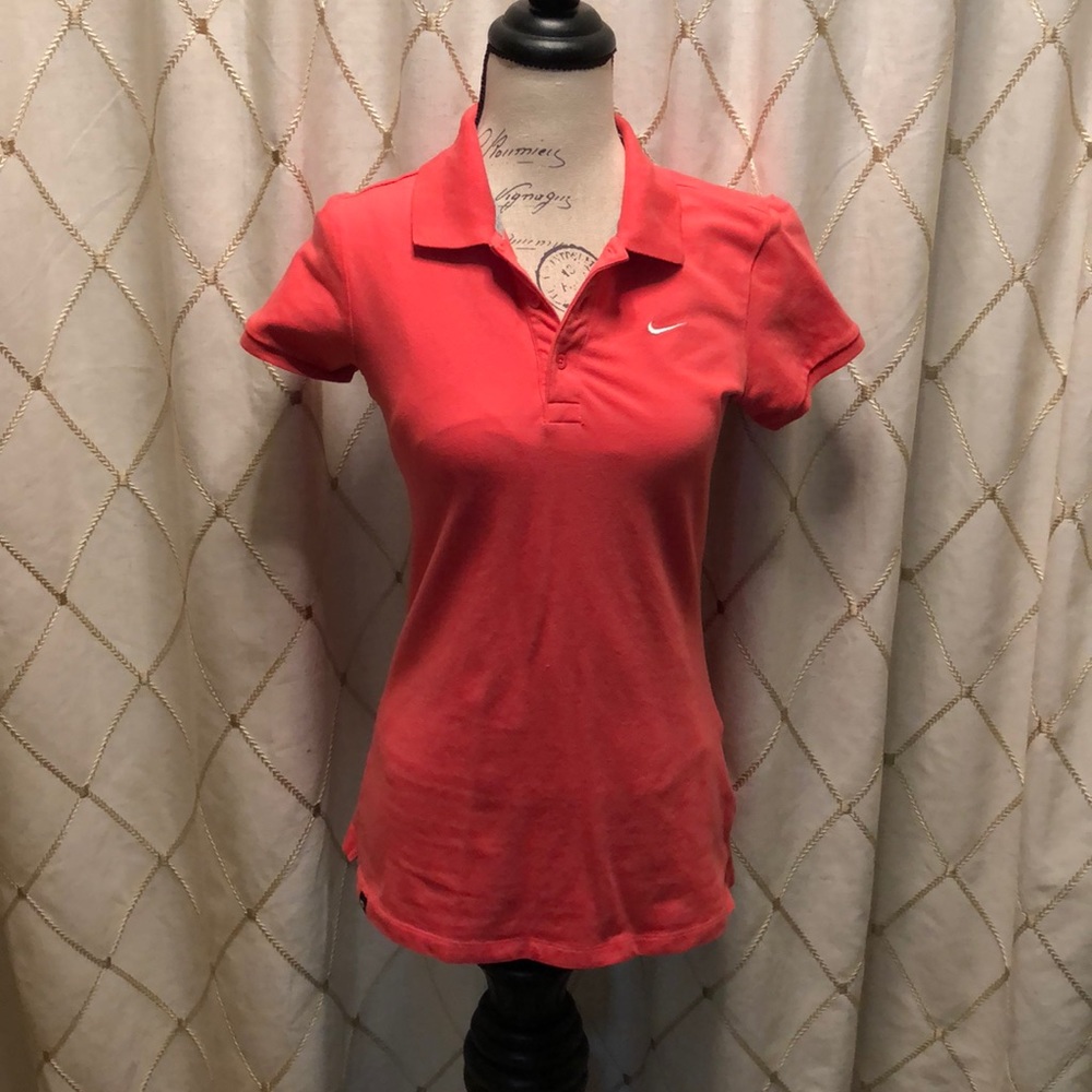 Nike Polo shirt, coral pink